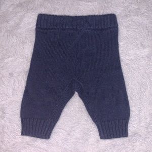 (2 for $10) Janie and jack navy knitted pants